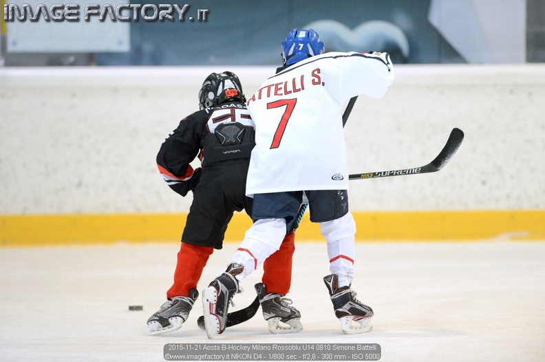 2015-11-21 Aosta B-Hockey Milano Rossoblu U14 0810 Simone Battelli.jpg